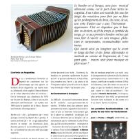 Article sur le bandonéon (2) paru dans la revue Tout Tango n° 11 Janvier-Février-Mars 2007 - 1ère pagenéon