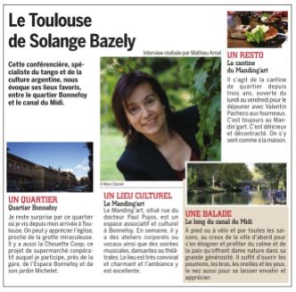 Le Toulouse de Solange BAZELY
